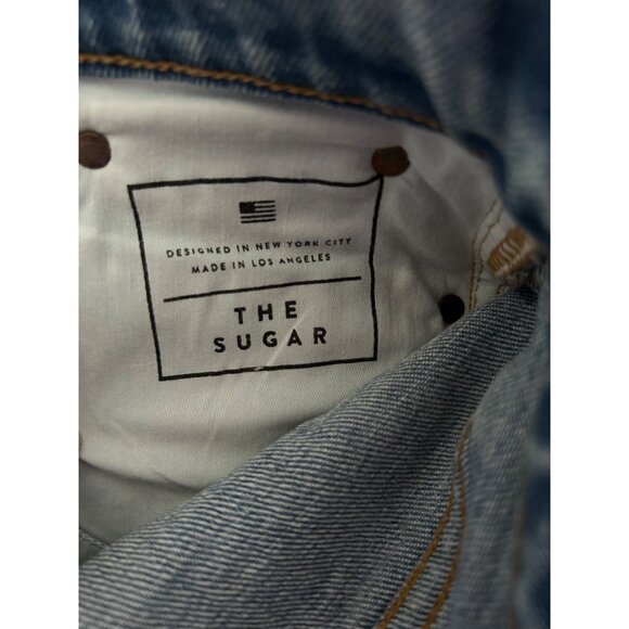 AYR Womens Sz 26S The Sugar High-Rise Straight-Leg Jeans Medium Wash - Picture 6 of 12